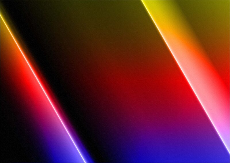 Diagonal Light Beams — Red