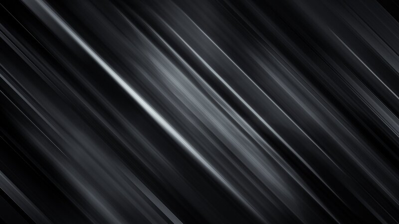 Diagonal Light Streaks — Black, Abstract
