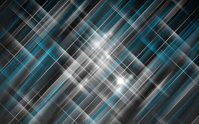 Diagonal Light Streaks — Black, Dynamic, Abstract, Lines, Stars