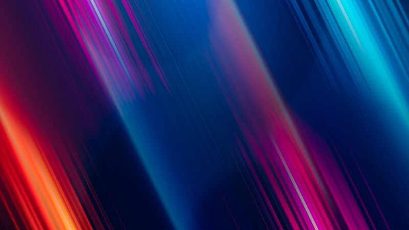Diagonal Light Streaks — Blue, Dynamic, Abstract, Color, Motion