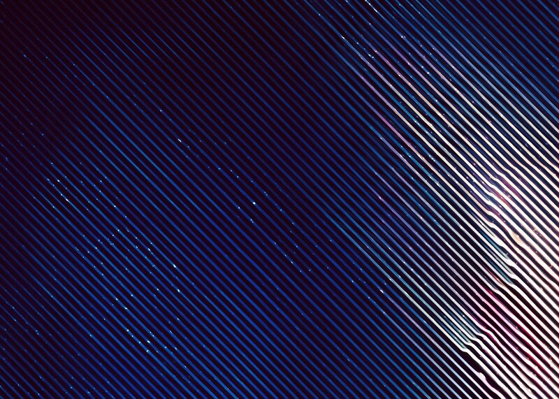Diagonal Light Streaks — Blue, Dynamic, Abstract, Lines