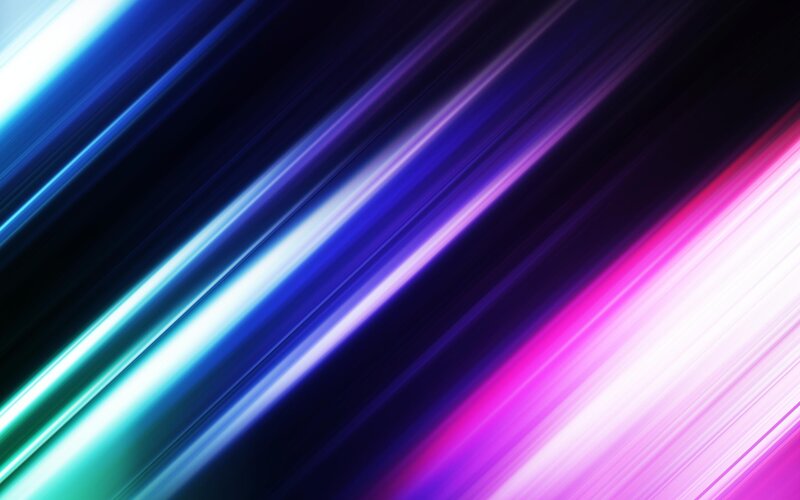 Diagonal Light Streaks — Blue, Dynamic, Abstract