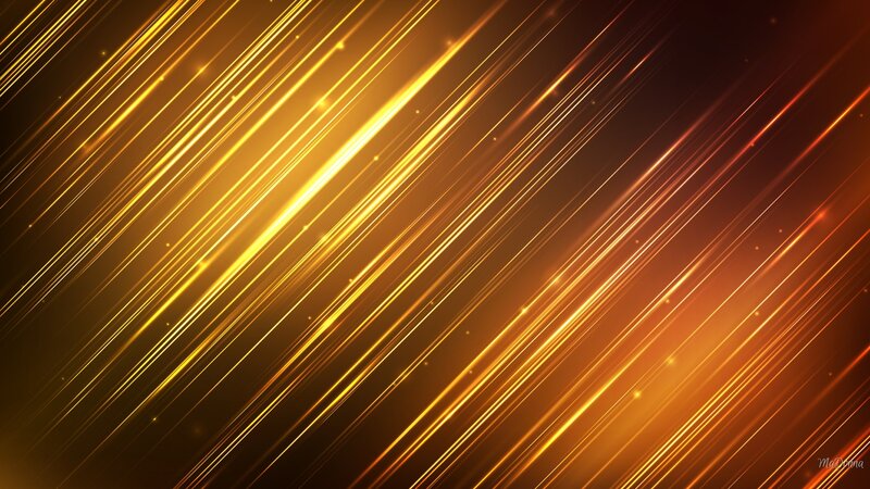 Diagonal Light Streaks — Gold