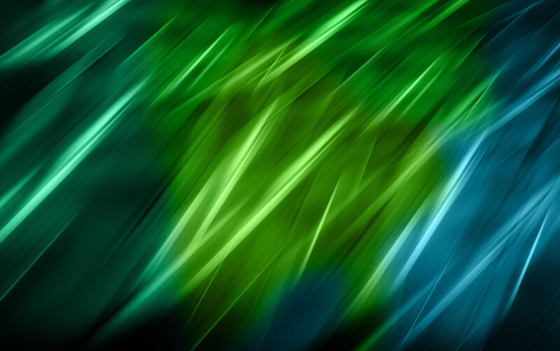 Diagonal Light Streaks — Green, Dynamic