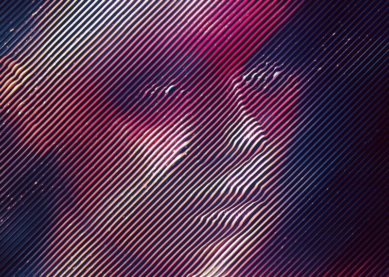 Diagonal Light Streaks — Purple, Dynamic, Abstract, Lines
