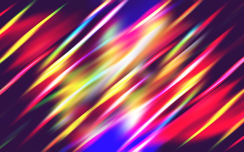 Diagonal Light Streaks — Red, Dynamic, Abstract, Color, Motion
