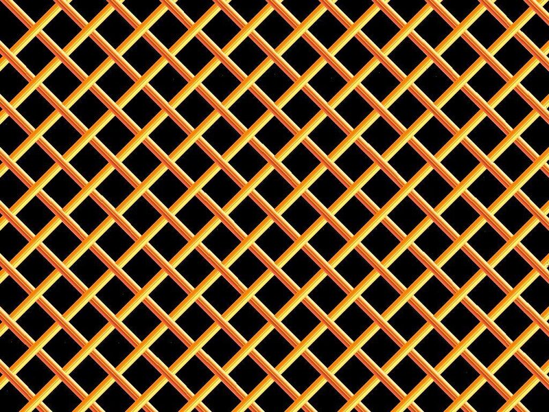 Diagonal Metal Grid