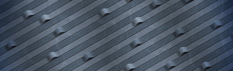 Diagonal Metal Panels