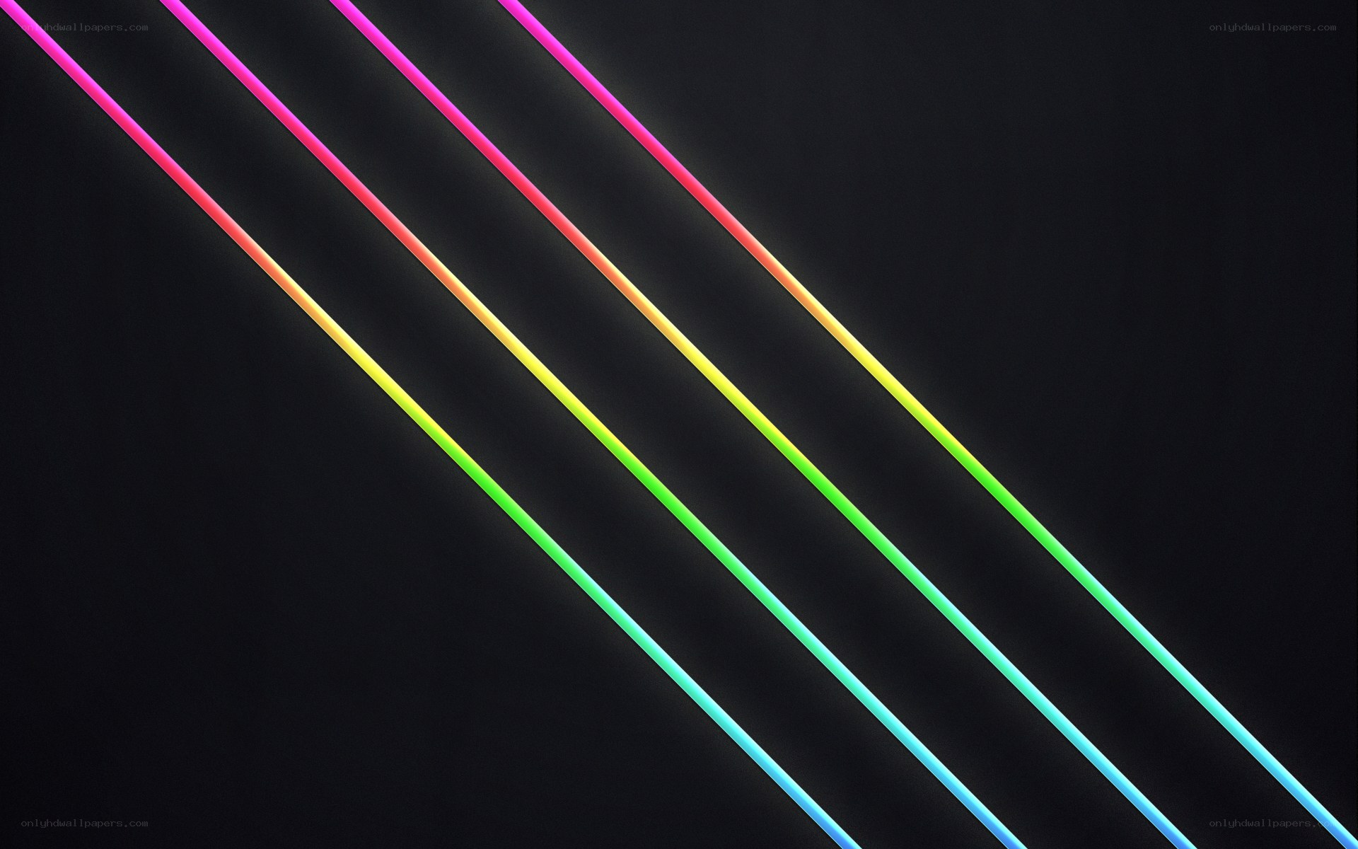 diagonal neon light streaks