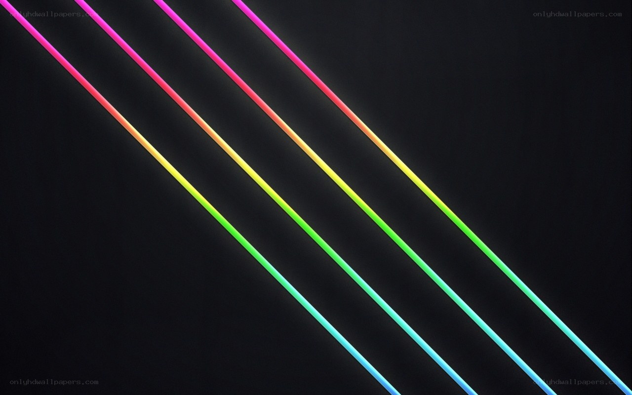 diagonal neon light streaks