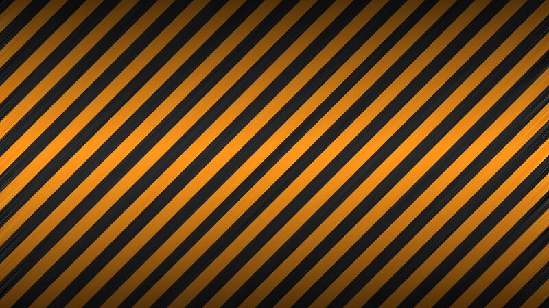 diagonal orange and black stripes