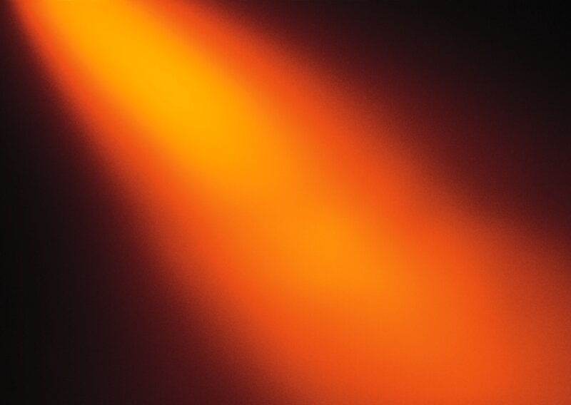 diagonal orange light beam