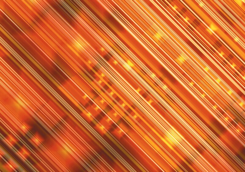 diagonal orange light streaks