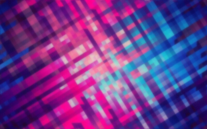 Diagonal Pixel Grid — Pink