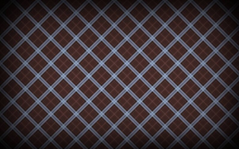 Diagonal Plaid Pattern — Brown