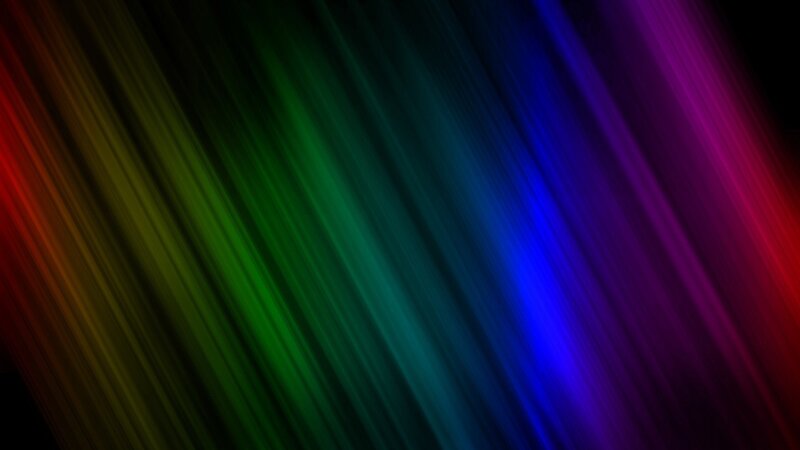 Diagonal Rainbow Light Streaks — Red