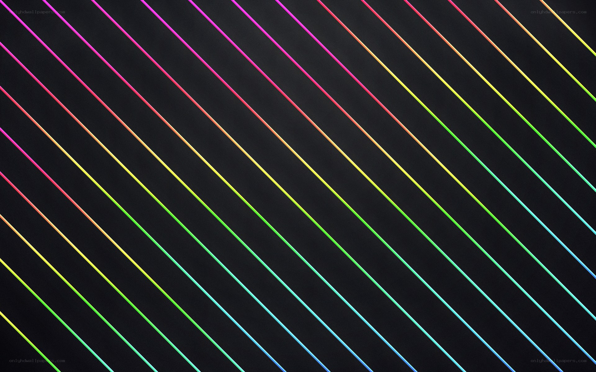 diagonal rainbow lines
