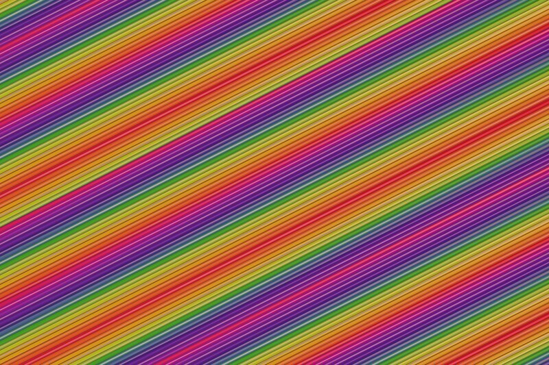 diagonal rainbow stripes