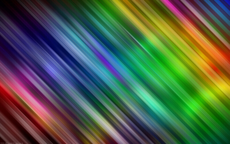 diagonal rainbow stripes
