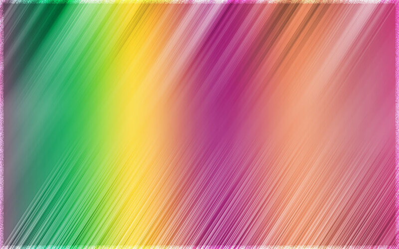Diagonal Rainbow Stripes — Green