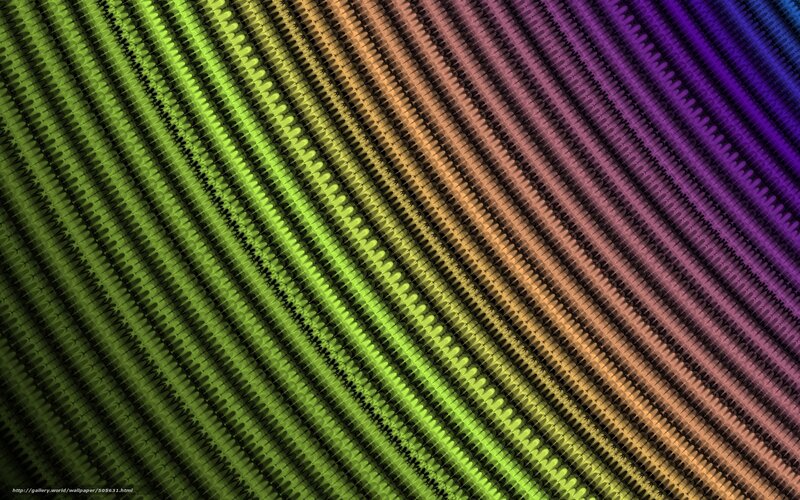 Diagonal Rainbow Stripes — Green, Vibrant, Abstract