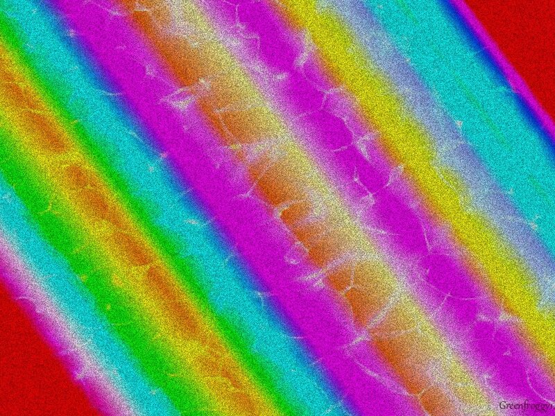 Diagonal Rainbow Stripes — Pink