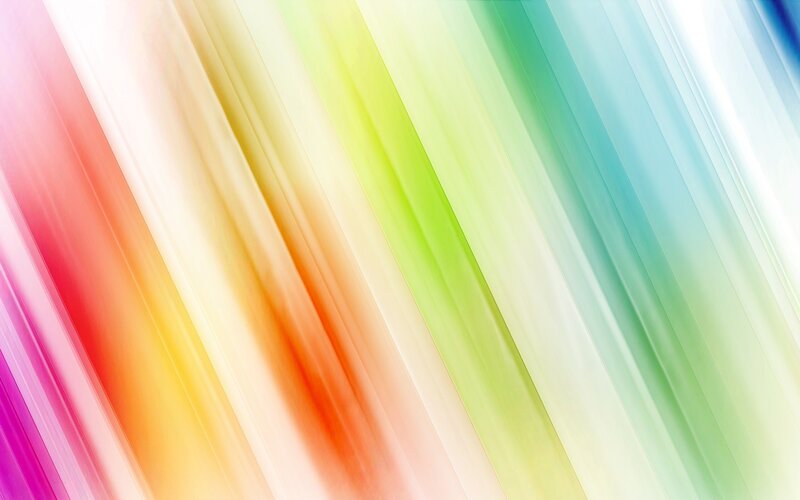 Diagonal Rainbow Stripes — Red