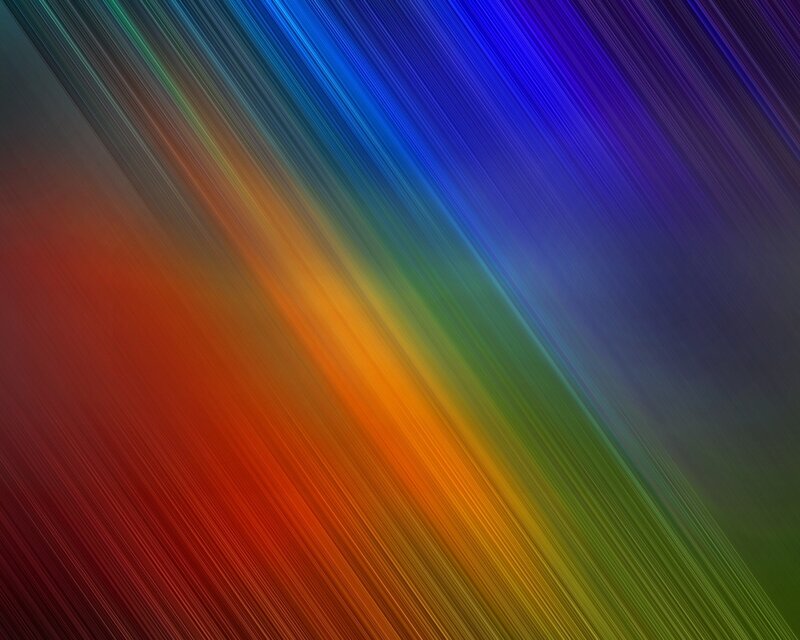 Diagonal Rainbow Stripes — Red, Vibrant, Abstract, Blue, Green