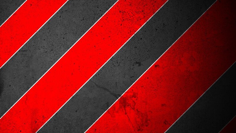 Diagonal Red and Black Stripes — Abstract