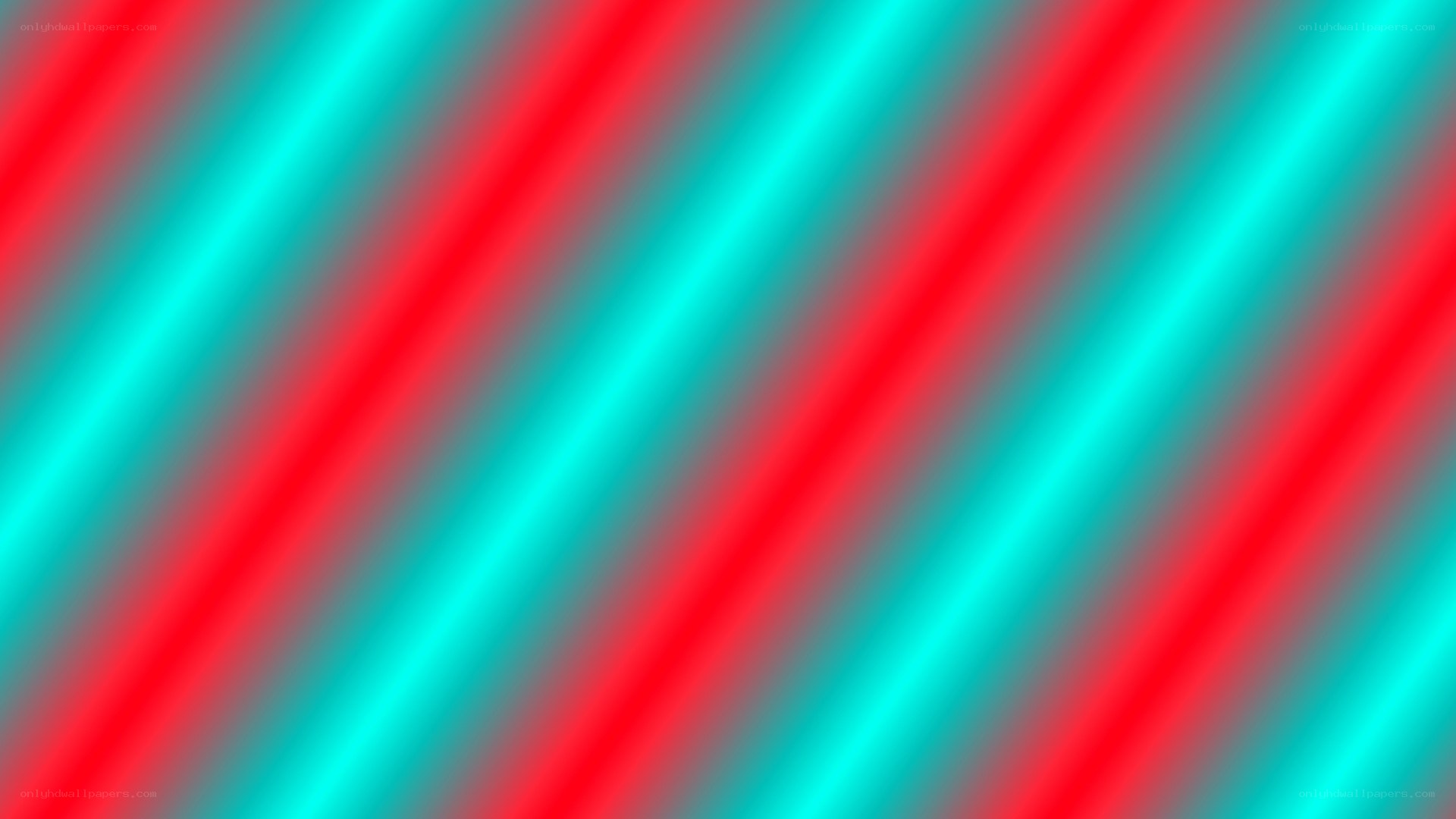 diagonal red and cyan stripes