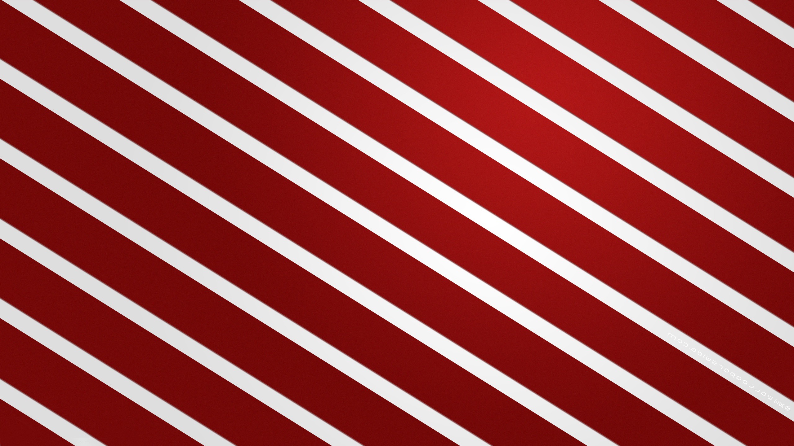 diagonal red and white stripes