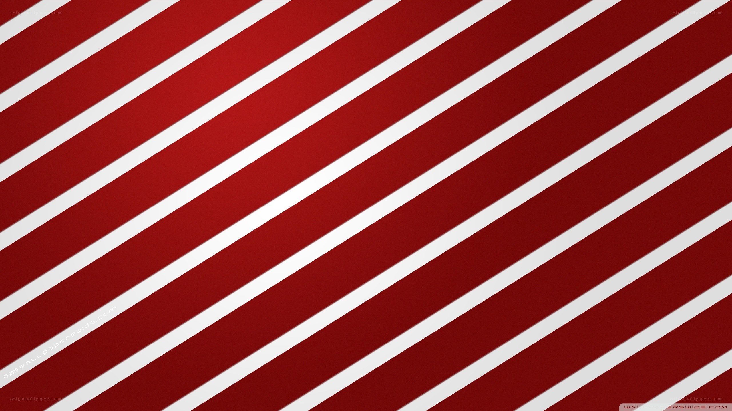 diagonal red and white stripes