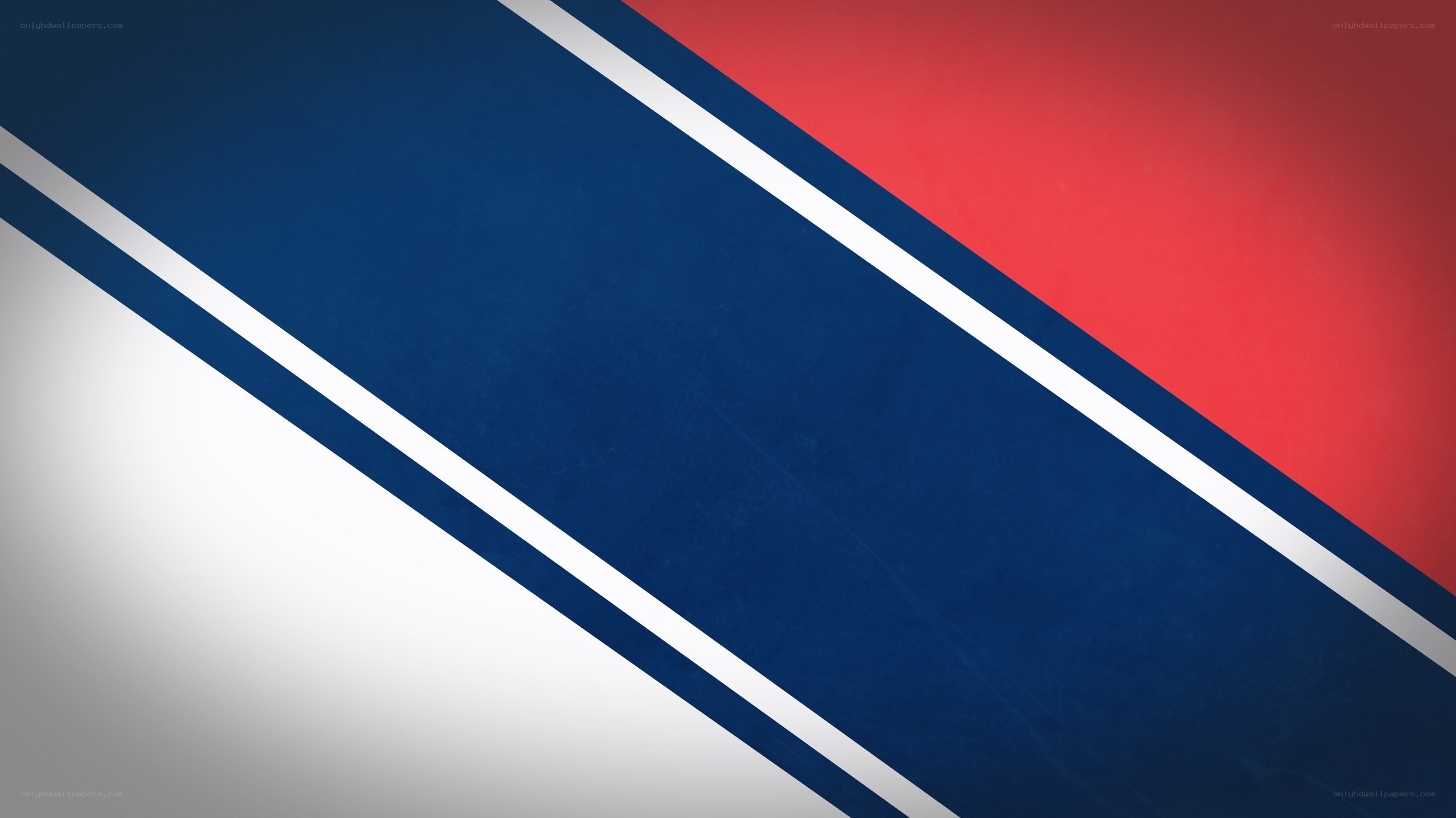 diagonal red blue white design