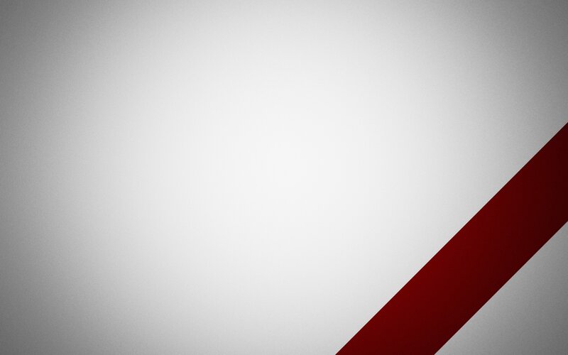 Diagonal Red Stripe — Gray