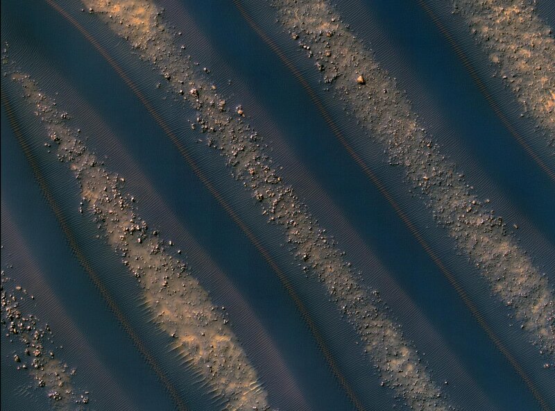 diagonal sand dunes