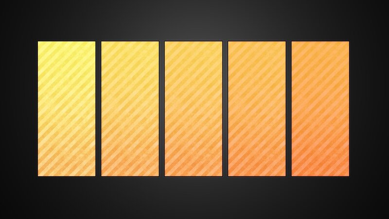 Diagonal Striped Panels — Yellow