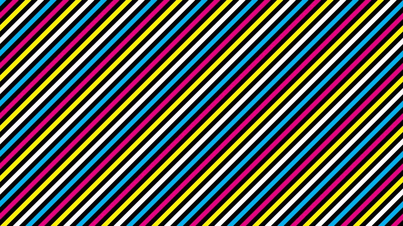 Diagonal Striped Pattern — Black, Vibrant
