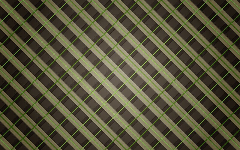 Diagonal Striped Pattern — Green, Geometric
