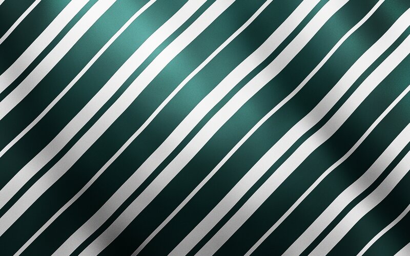Diagonal Striped Pattern — Green