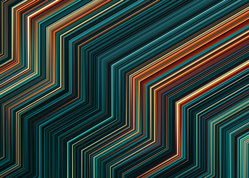 Diagonal Striped Pattern — Teal