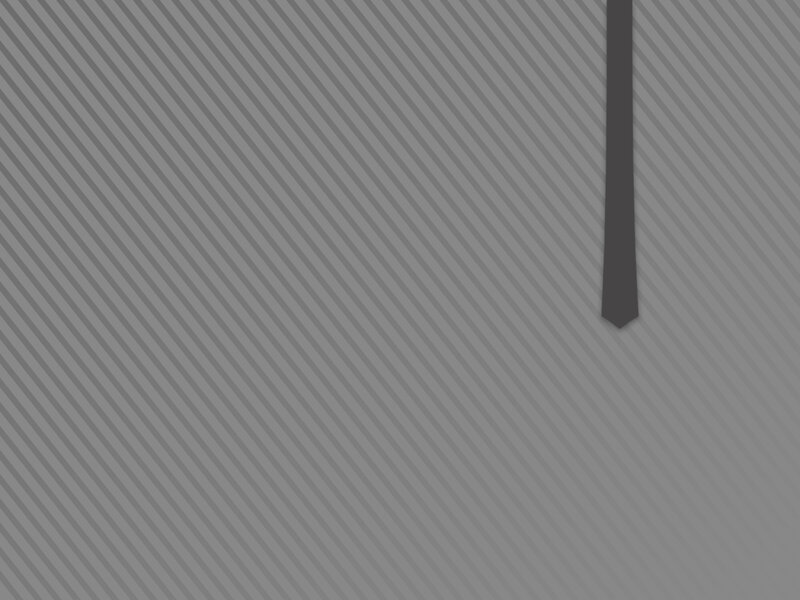 diagonal striped pattern with tie