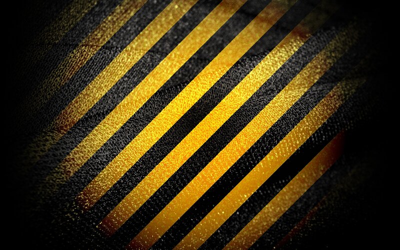 Diagonal Striped Pattern — Yellow, Dramatic
