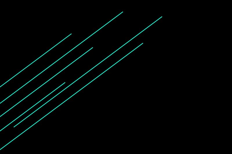 Diagonal Teal Lines — Minimalist