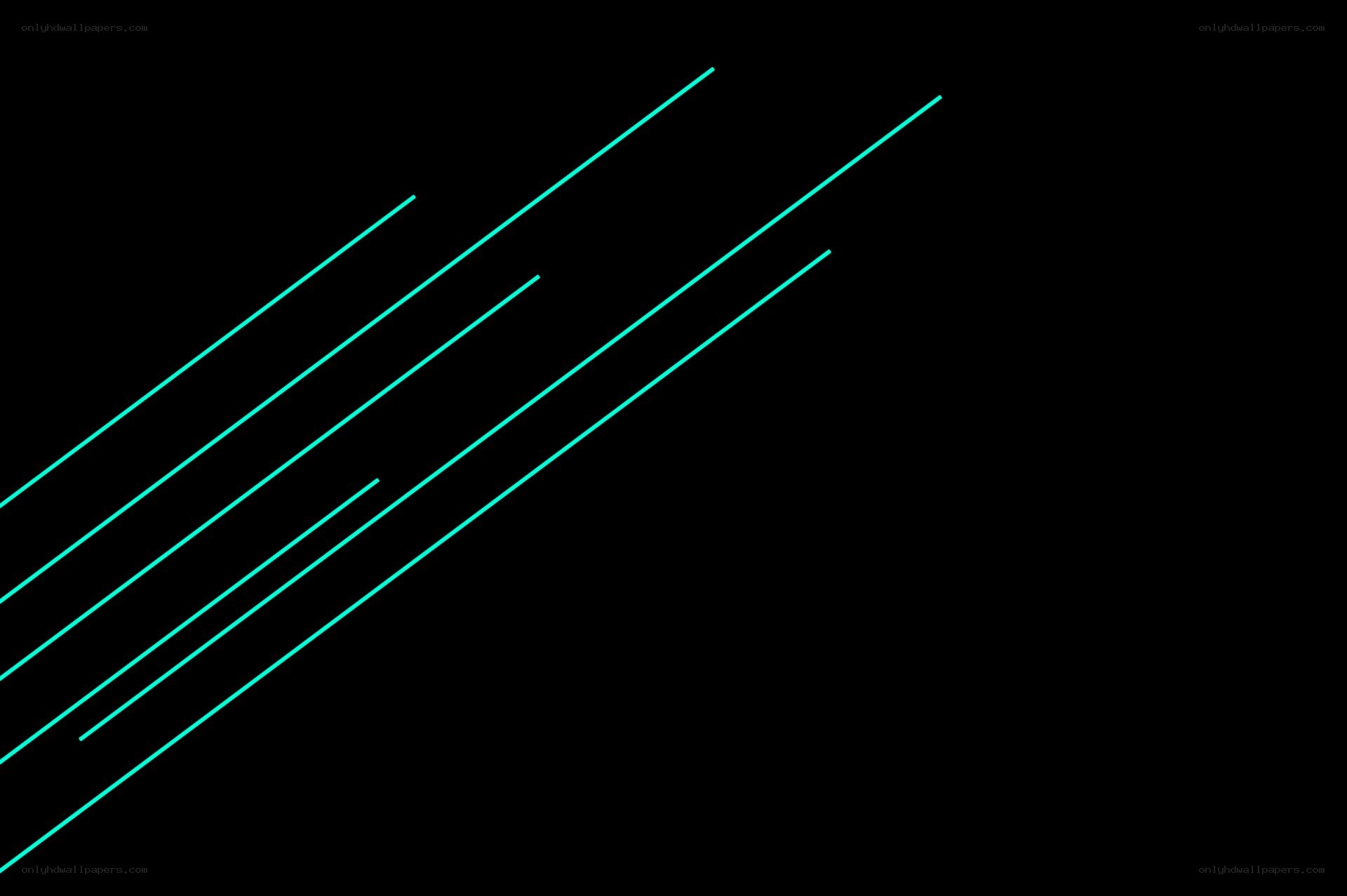 diagonal teal lines on black