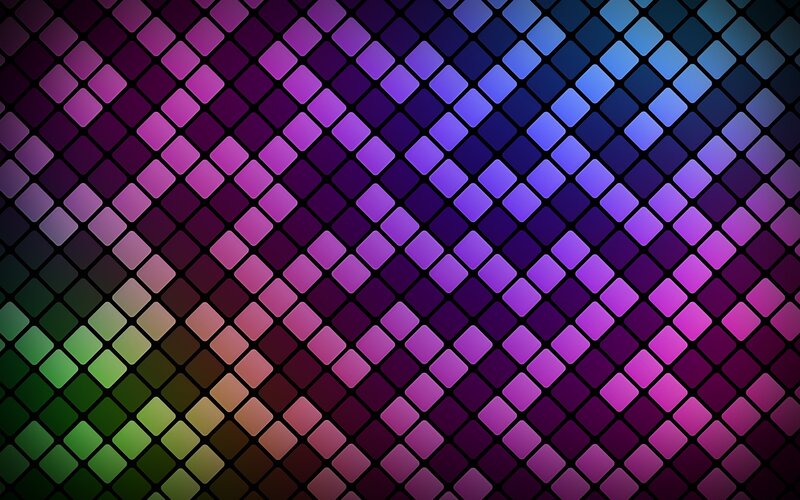 Diagonal Tile Pattern — Purple, Dynamic, Abstract