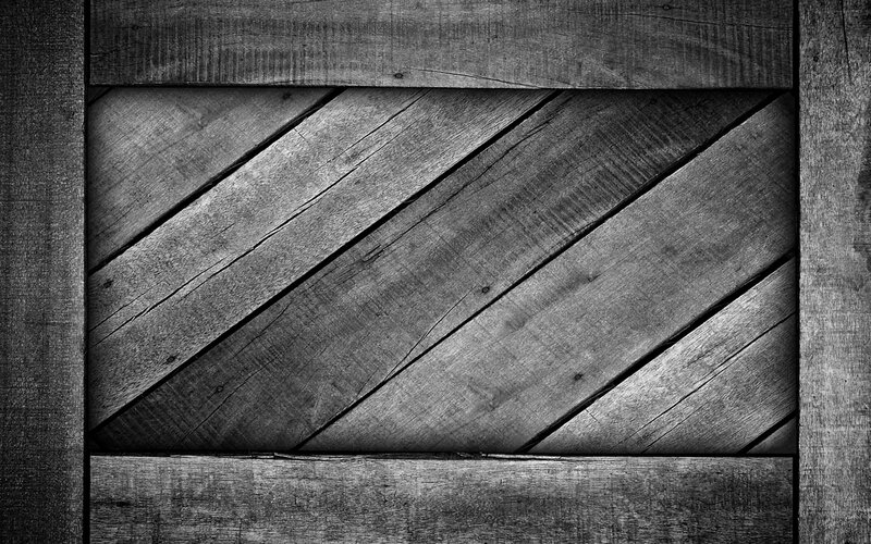 Diagonal Wooden Planks — Black, Neutral