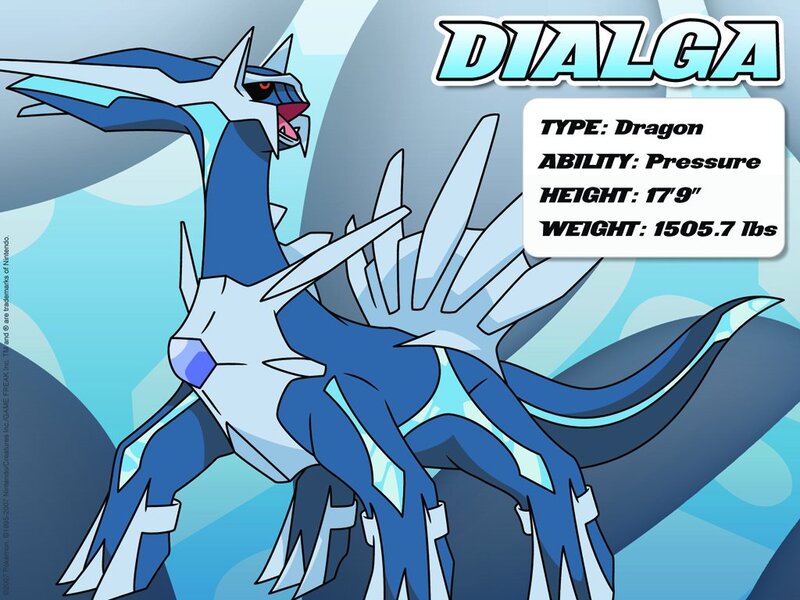Dialga Character — Blue
