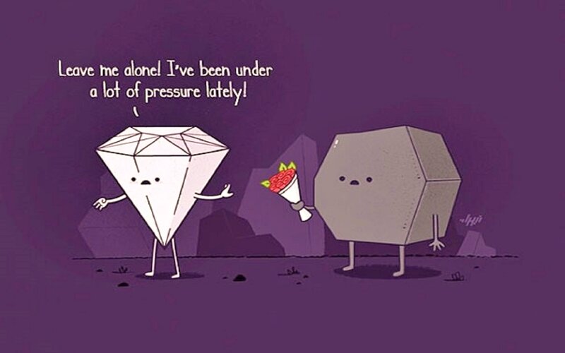 Diamond and Rock Characters