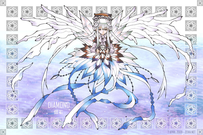 Diamond angel character art