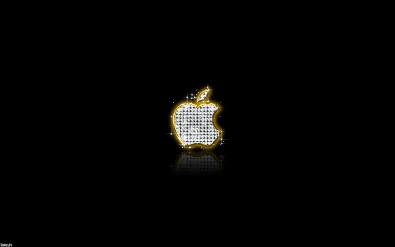 Diamond Apple Logo Wallpaper